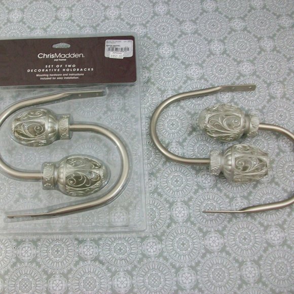 ChrisMadden jcp home Set of Four Holdbacks - Picture 1 of 6
